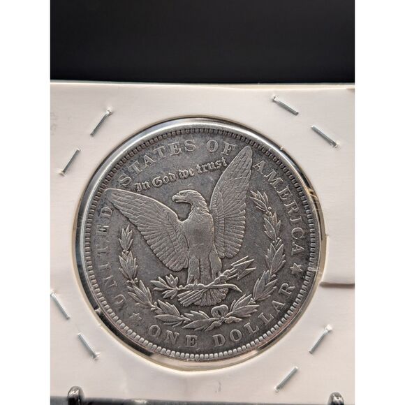 1889 P Morgan Silver Dollar • Luster • Hair & Feather Details • Strong Strike - Picture 2 of 2